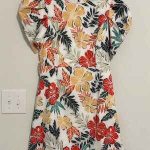 H&M Multicolor Floral Long Sleeve Dress